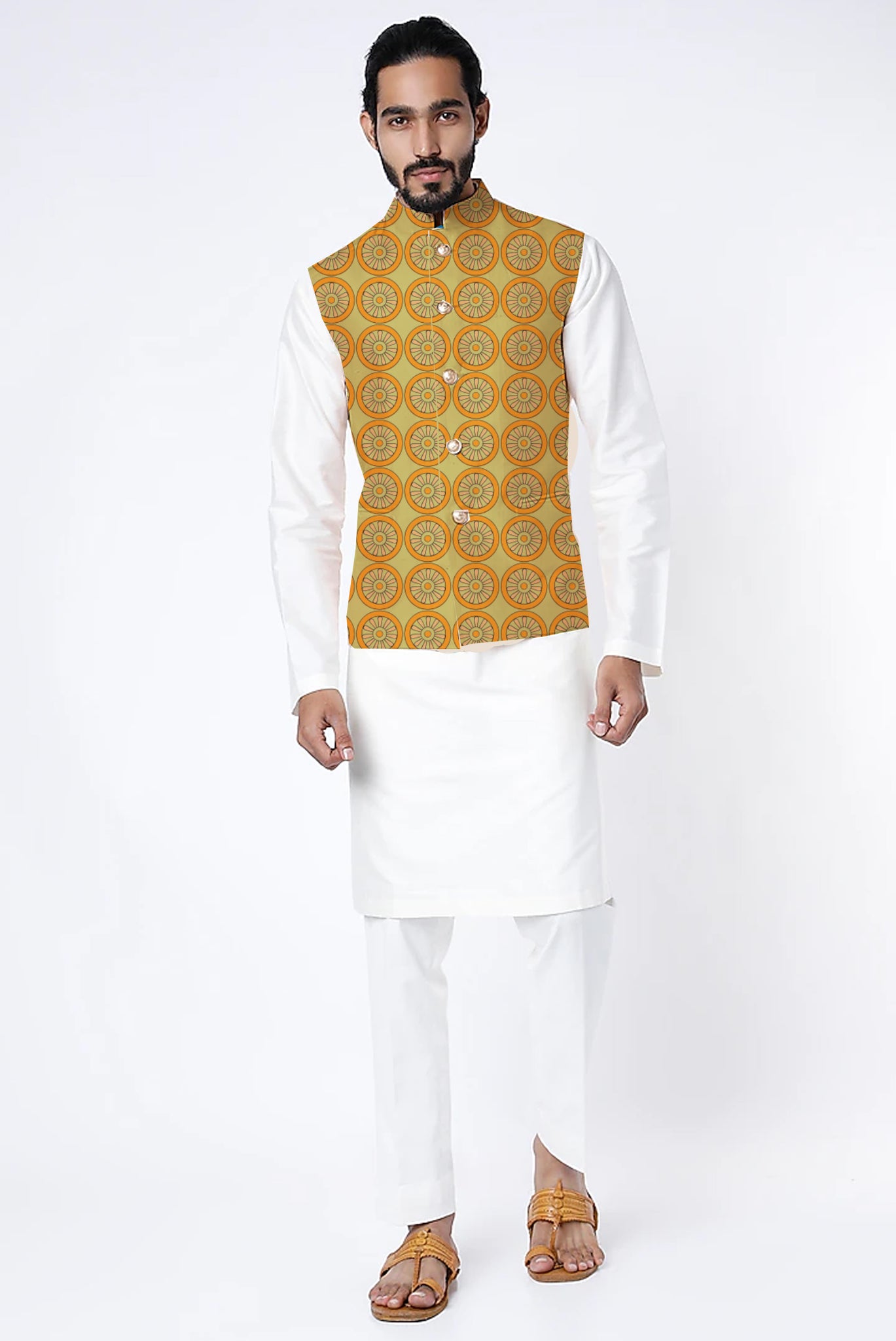 Printed Nehru Jacket