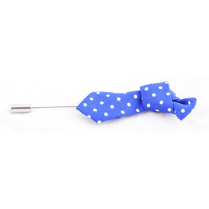 Dark Blue Tie Lapel Pin