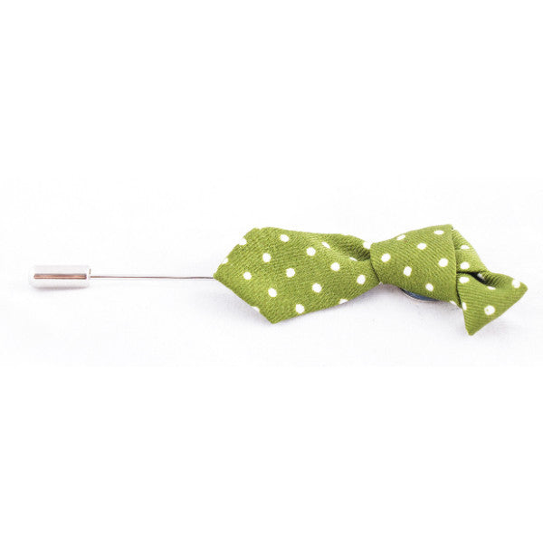 Green Tie Lapel Pin