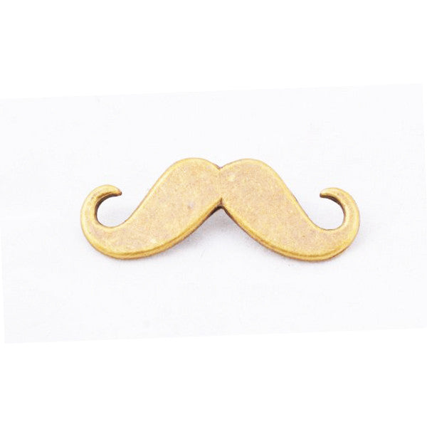 Bronze Moustache Brooch – Life In Slow Motion - Main Image