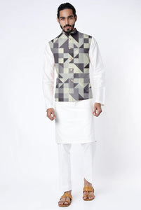 Printed Nehru Jacket