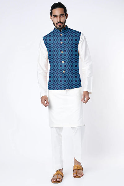 Printed Nehru Jacket