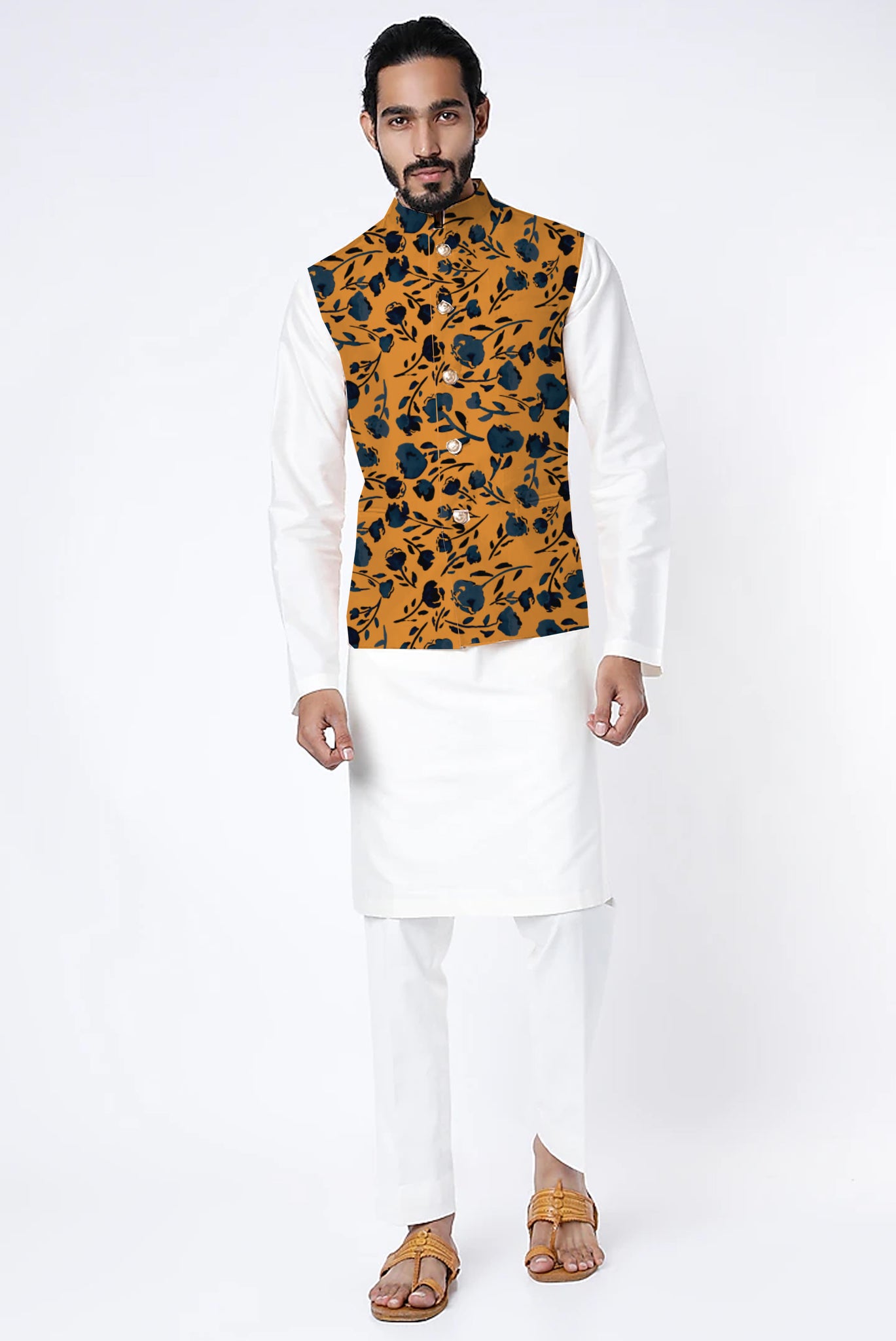 Printed Nehru Jacket