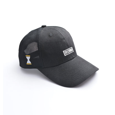 Techno Mesh Cap - White Embroidery