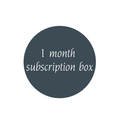 Subscription box - 1 month - Lifeinslowmotion