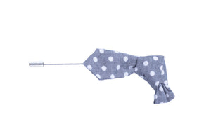 Grey Tie Lapel Pin - Lifeinslowmotion